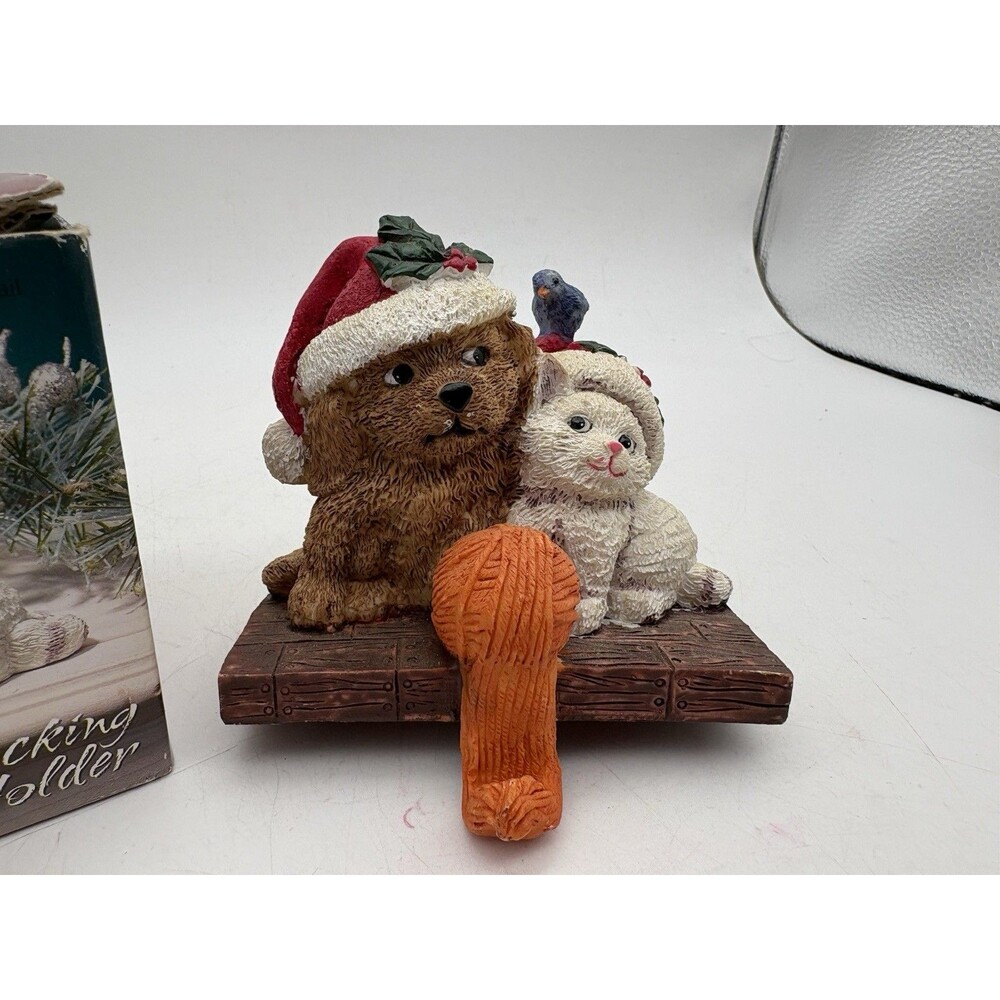 2005 Perfect Pets Dog Cat Stocking Holder Ruth Morehead Giftco w/ Box - Picture 2 of 5
